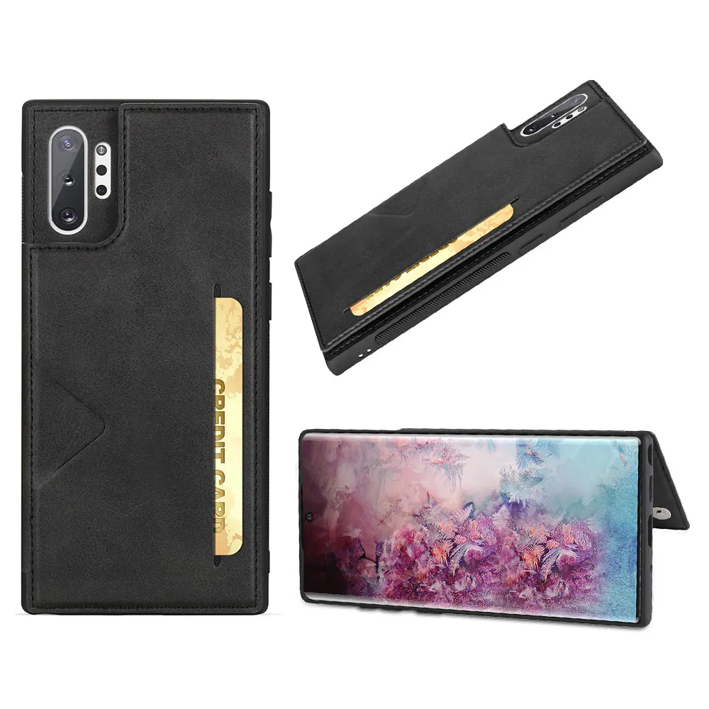 

Mobile Phone PU Leather Card Holder Cover Case for Samsung Galaxy S10 20 Note 9 10 +