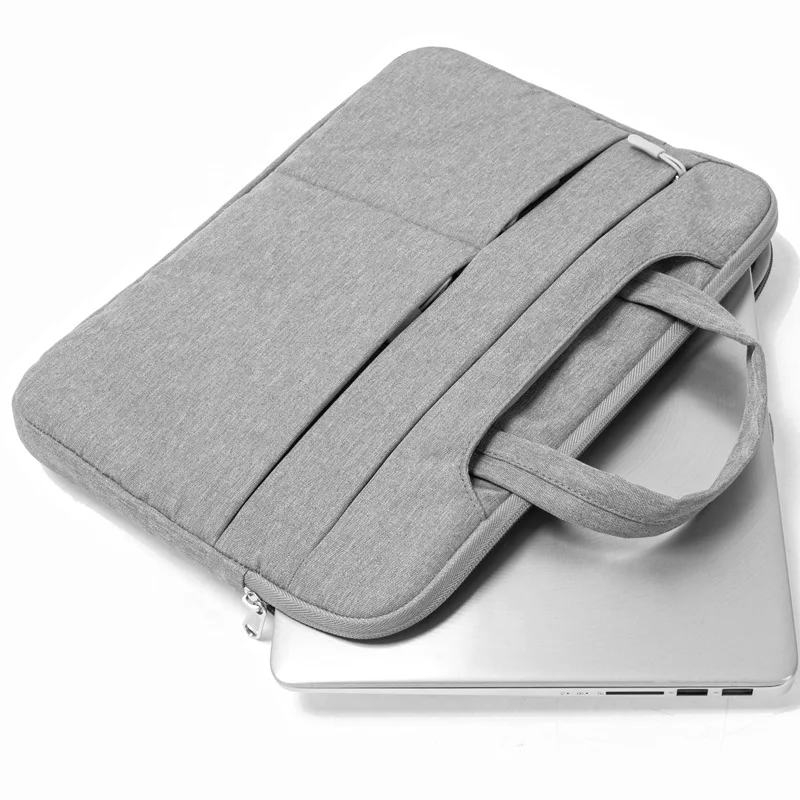
15.6 inch Lightweight Zipper Notebook Organizer Laptop Sleeve Shockproof Custom Logo Laptop Bag  (62388840684)