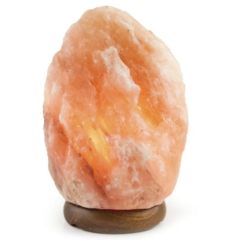 
Himalayan Rock Salt Lamp With Electric cord and Bulb with Dimmer Switch 