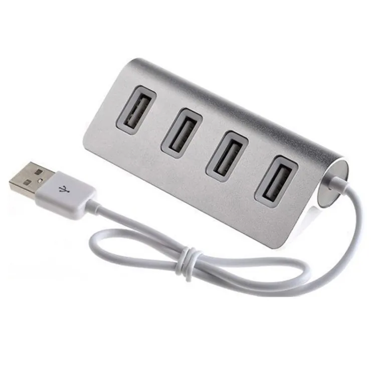 

Factory sale various widely used high speed Usb fast reversible usb hubs aluminium usb 3.0 hub multi entrada para cargar datos, Sliver