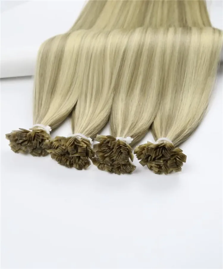 

Greathairgroup Wholesale 100% Remy Hair Extension Human Hair Cuticle Aligned Virgin Keratin U I Tip Flat Tip Hair Extension