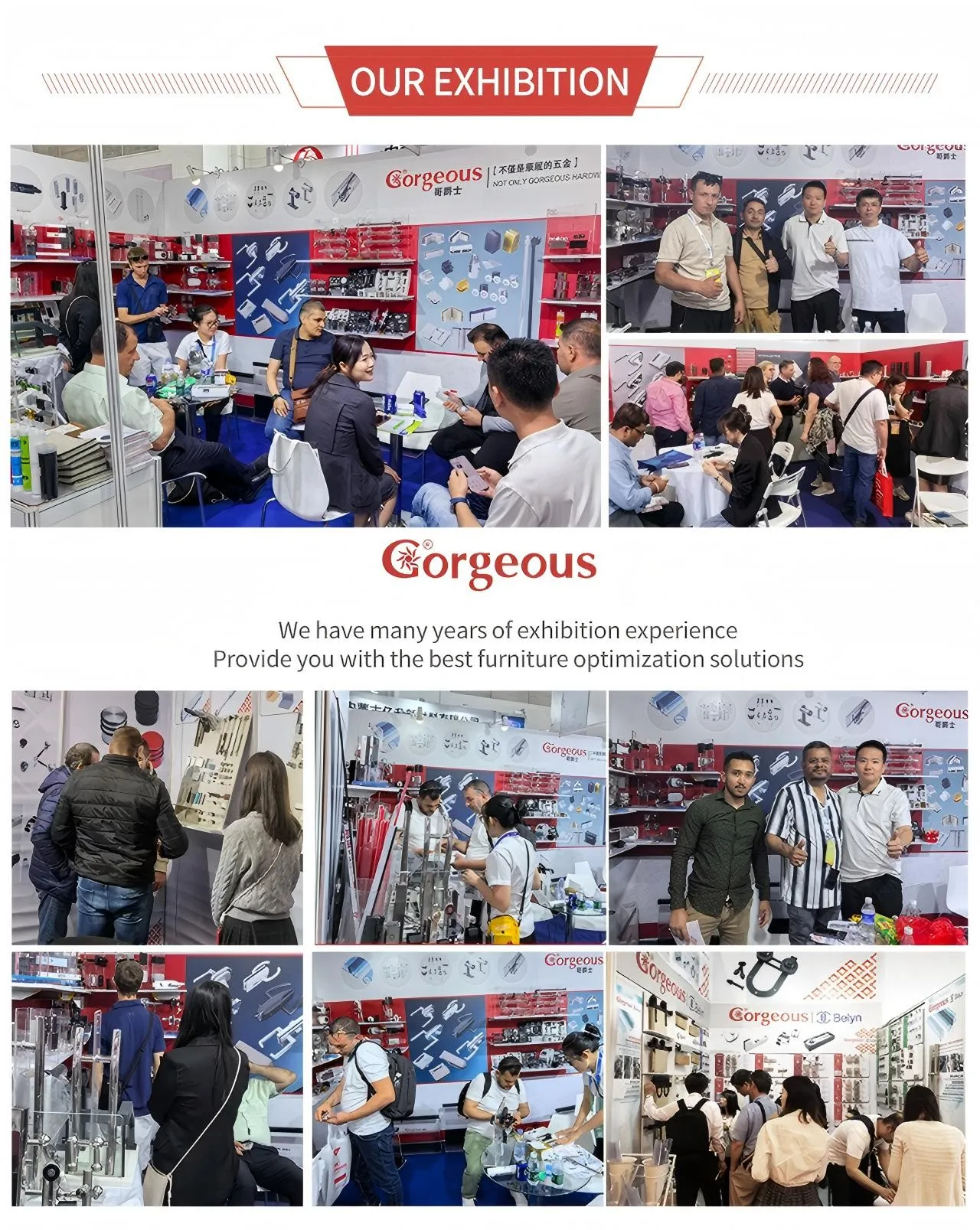 Cutlery tray supplier Gorgeous Hardware at international exhibitions