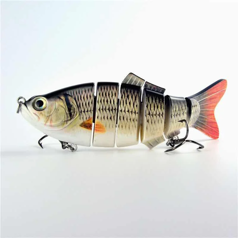 

ODA Factory Fishing Lure Available 6-segment 102mm 17g artificial bait 6# hook pesca lure, Realistic and natural