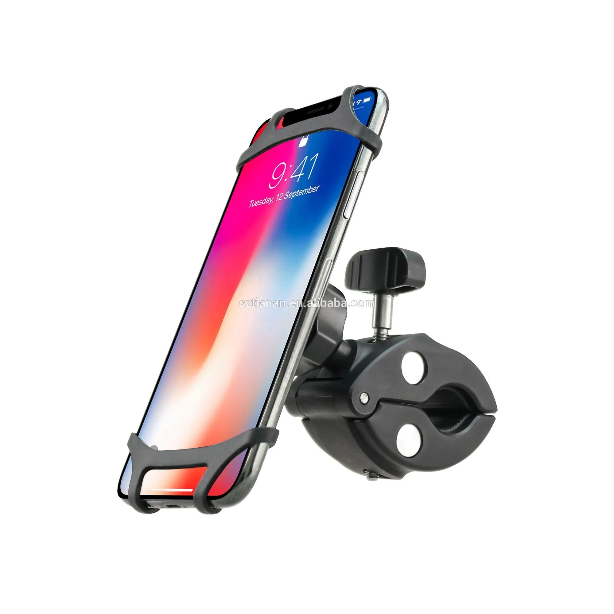 

Phone accessories silicone strap waterproof phone holder motorcycle