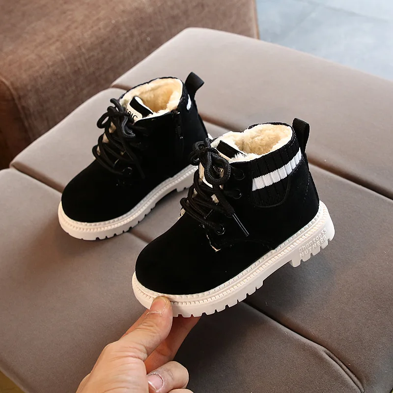 

Hot Sale New Design Children'S Kids Winter Snow Boots Warm Children Baby Shoes With Velvet, Multi