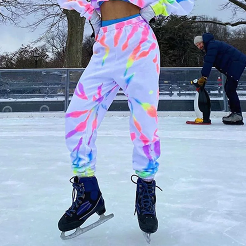 

Latest Design High Waist Tie Dye Slim Fit Sweatpants Cotton 2020, Customized