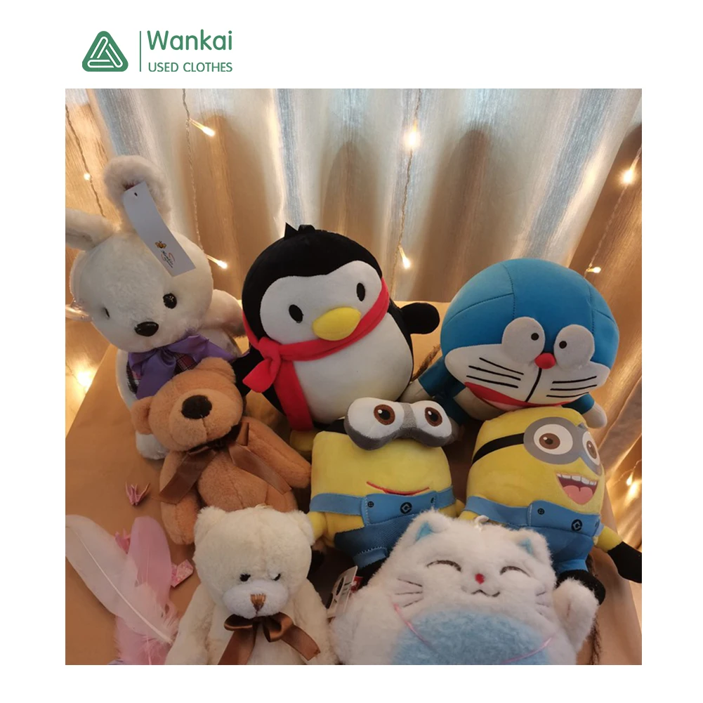 

Cwanckai High Quality And Various Design Used Soft Toys Bales Container, Hot Selling Used Toys Bales Second Hand