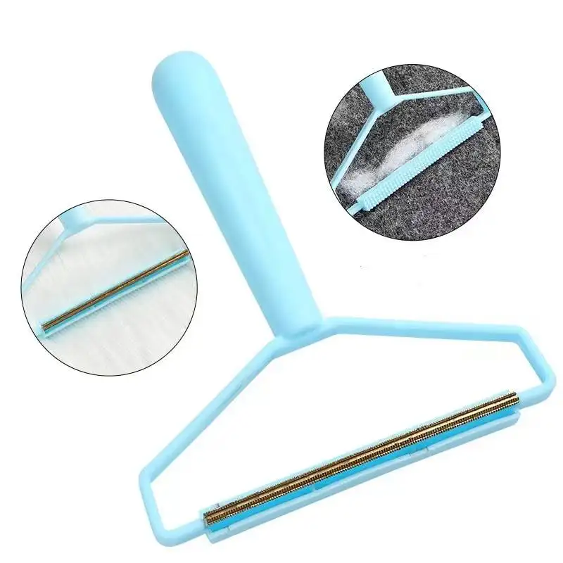 

Portable Fur Remover Clothes Fuzz Fabric Shaver Brush Plastic Pet lint Remover For Clothes, White/blue/orange