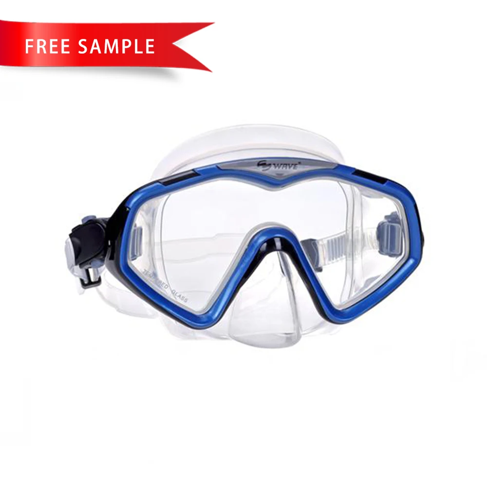 

New Tempered Glass Silicone Scuba Diving Mask for Adult, Customized