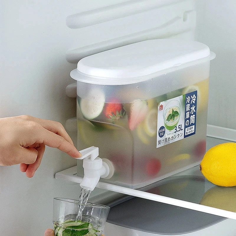 

Jug Tap Cold Water Container Bottle Tap Dispenser Kettle Lemonade WithTap Dispenser For Beverage Cold Water Jug Cold Kettle