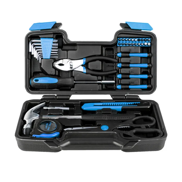 

39pcs Tool Kit Blue repair tools for home