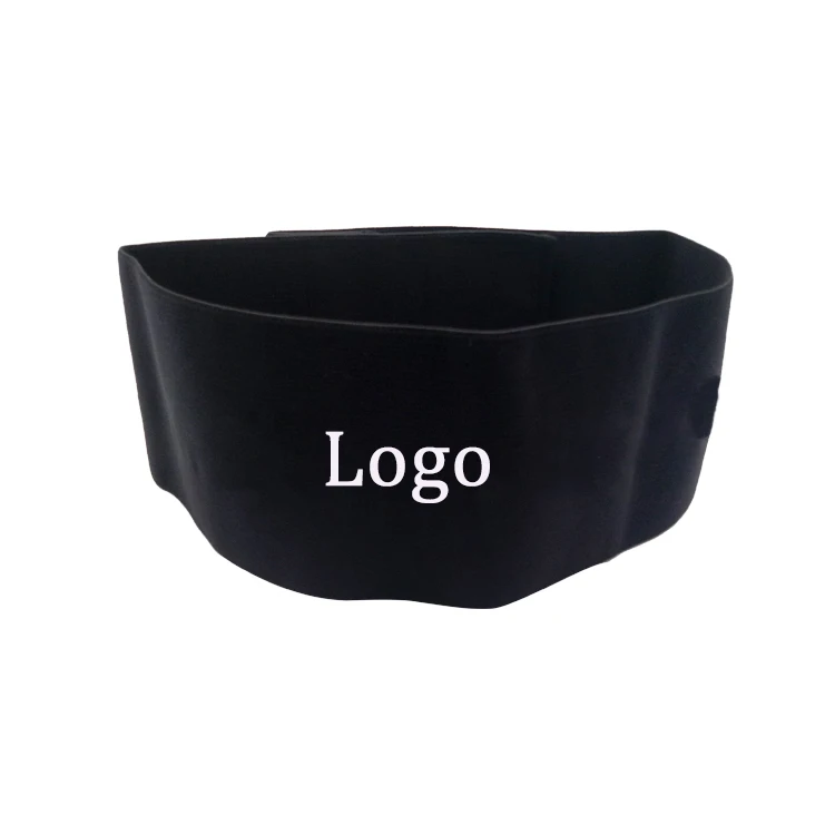 

2020 New Design Custom Logo Fitness Exercise Nylon Hip Resistance Band, Black
