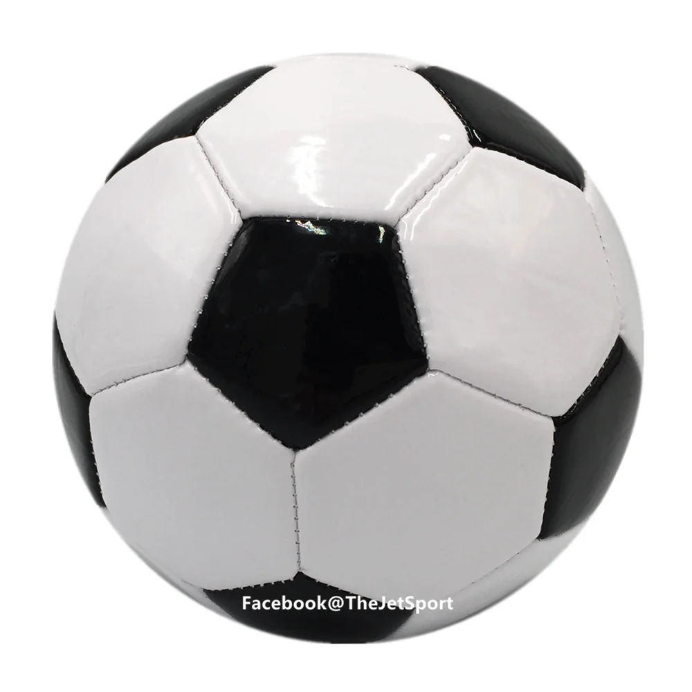 1pc Children Soccer Ball PVC Size 2 Classic Black And White Training Balls  PM 