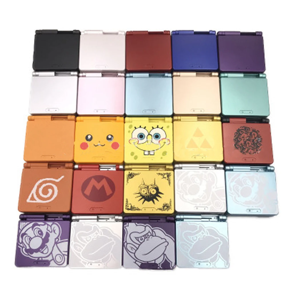 

New Housing Shell Pack for Nintendo Gameboy Advance SP/GBA SP Shell Case Repair Part, White, pink, blue, black, red, purple, orange...