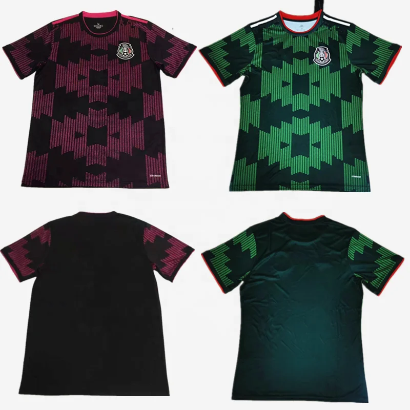 

Mexico 2021 2022 away Player version soccer jersey Home Black pink uniform football shirt S-5XL cheap wholesale