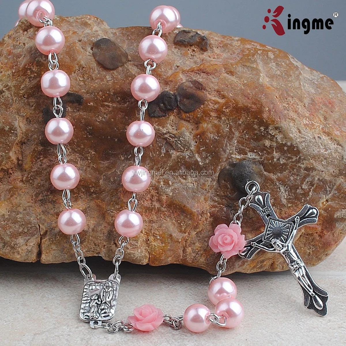 100 Rosa de Cristal Cuentas 8mm B