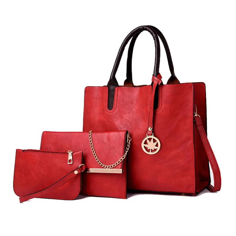 

European Style Women Leather Handbags Girls Bags Women Handbags Lady Hand Bag, Pink/brown/black/gray/red