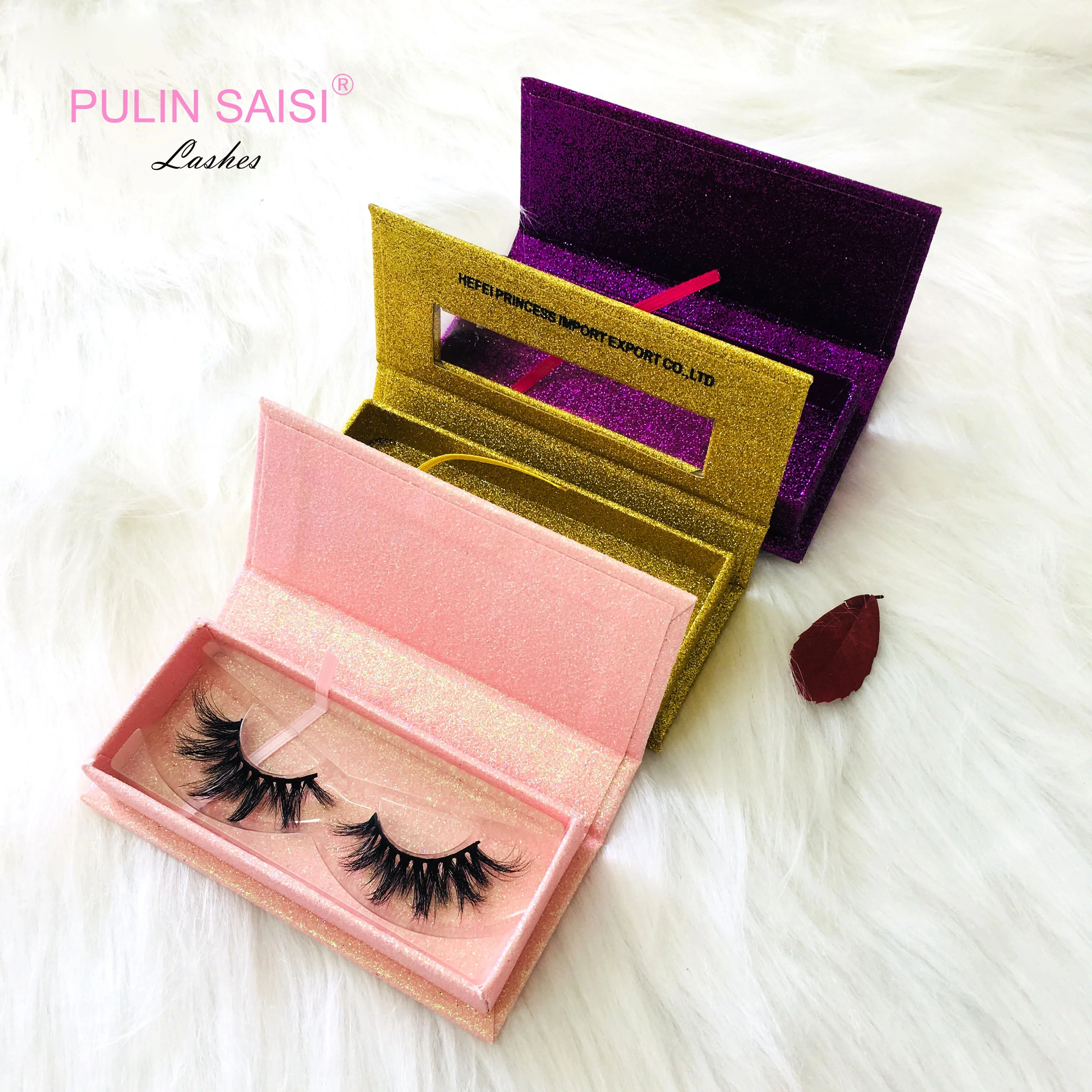 

private label 3d mink eyelashes with mink lashes box, Natural black 3d mink eyelashes