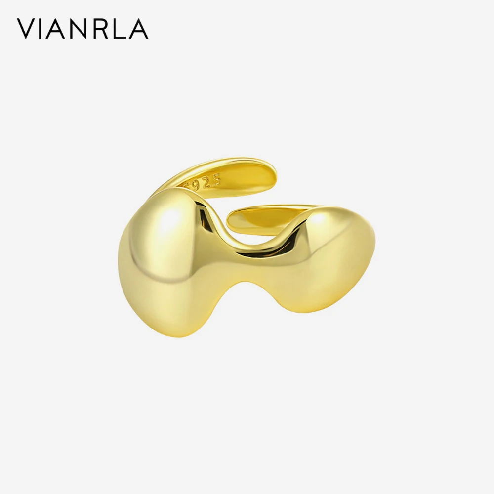 

VIANRLA 925 Sterling Silver Ring Chunky Ring Support Drop Shipping Daily Jewelry