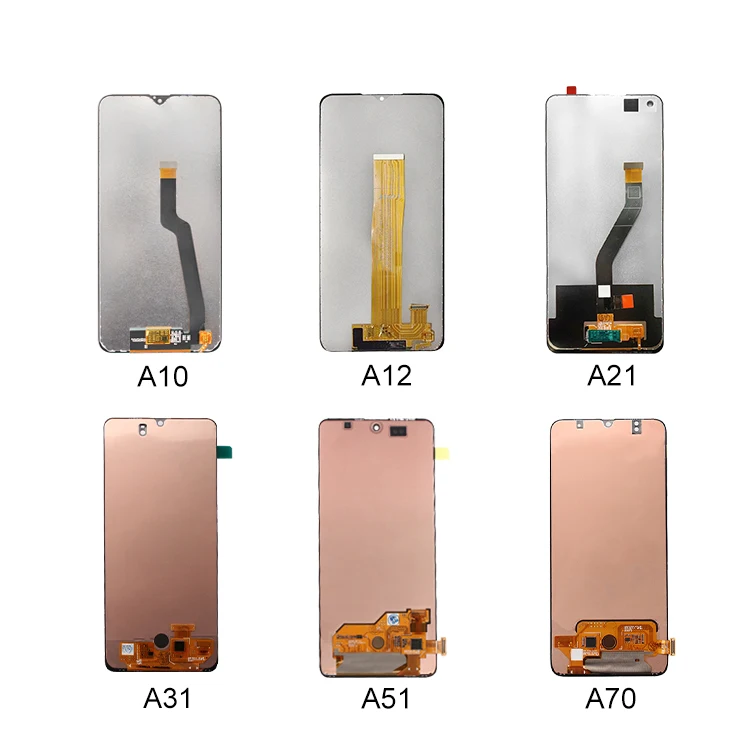 

Best Price Original OEM LCD Screen Touch Display For Samsung A10 A12 A21 A21S A31 A41 A51 A71 pantalla, Black