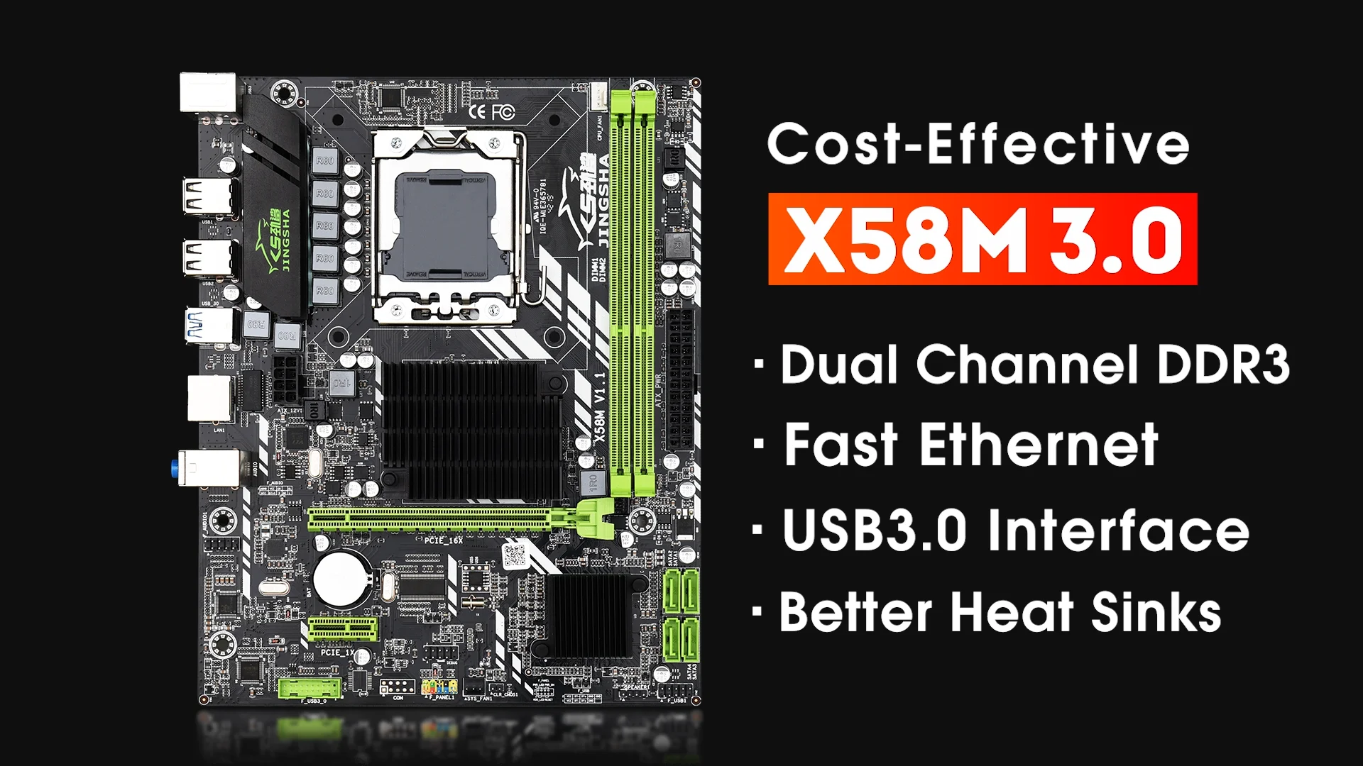 X583 Lga 1366 Desktop Motherboard With X58 Chipset High Performance