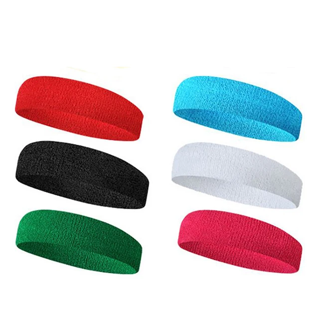 

Breathable Mens Terry Cotton Sweatband Headbands for Sports
