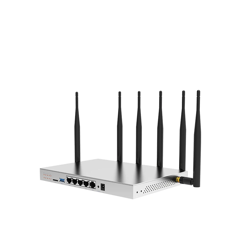 

High speed 1200mbps 5ghz 1 wan port gigabit wifi application 4G LTE Openwrt router, Silver