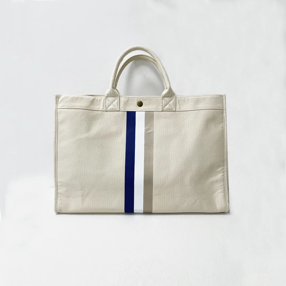 

new CAMO canvas tote BAG beach tote for ladies, White