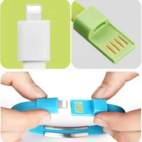 

LAIMODA ROSH Shenzhen Usb Logo Micro Mobile Phone Charger Bracelet Charging Data Line Type C Cable Usb V8 For Iphone Samsung