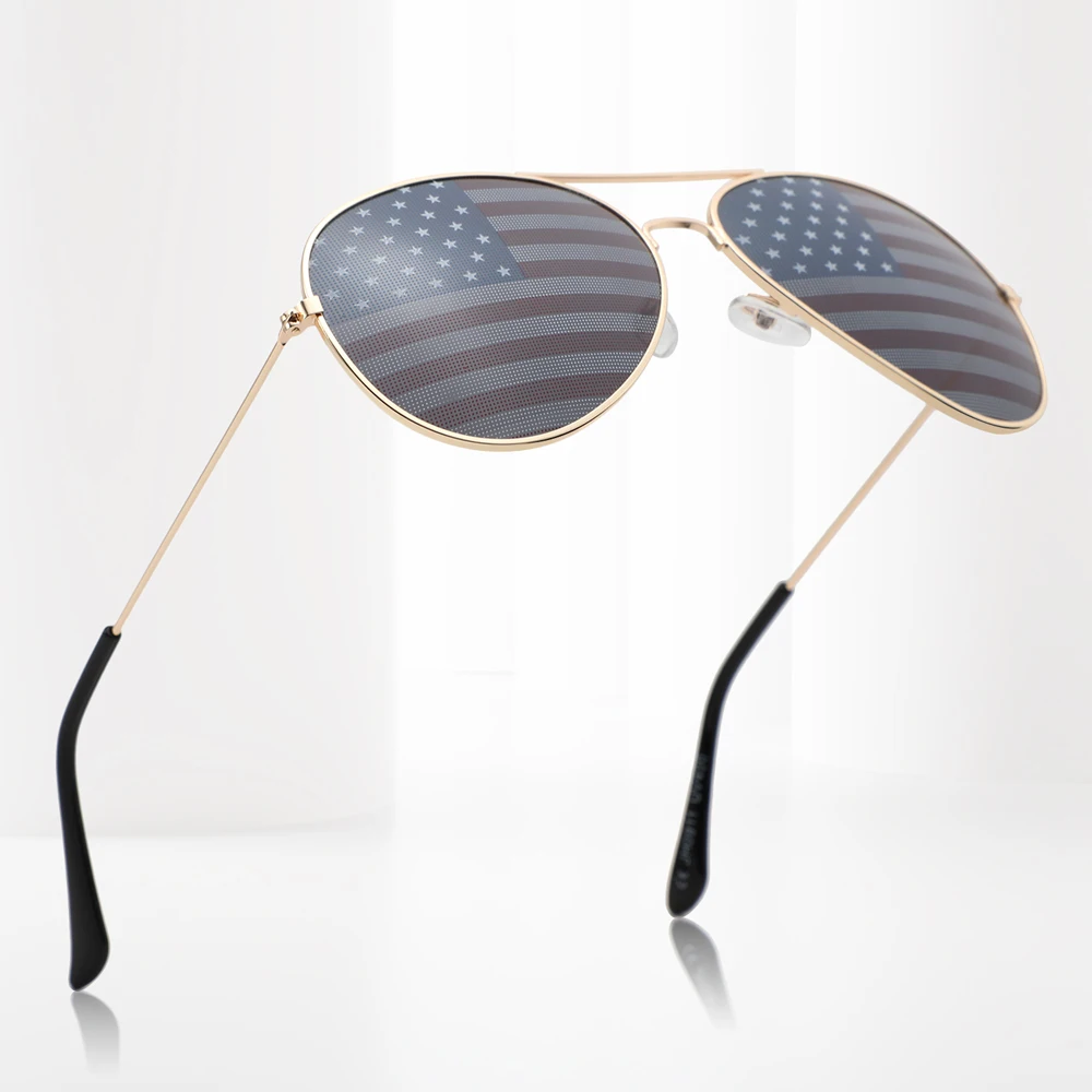 

2022 bose frame tenor flag sun glasses american flag on print on the lens sunglasses shade, Color customized