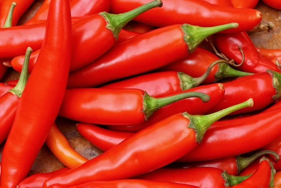 Fresh ingredients for Thai chili sauce including chilies, garlic, and lime