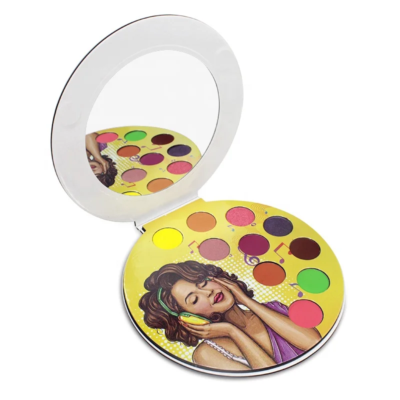 

Makeup Wholesale Glitter Custom Eyeshadow Pallete, 10 colors