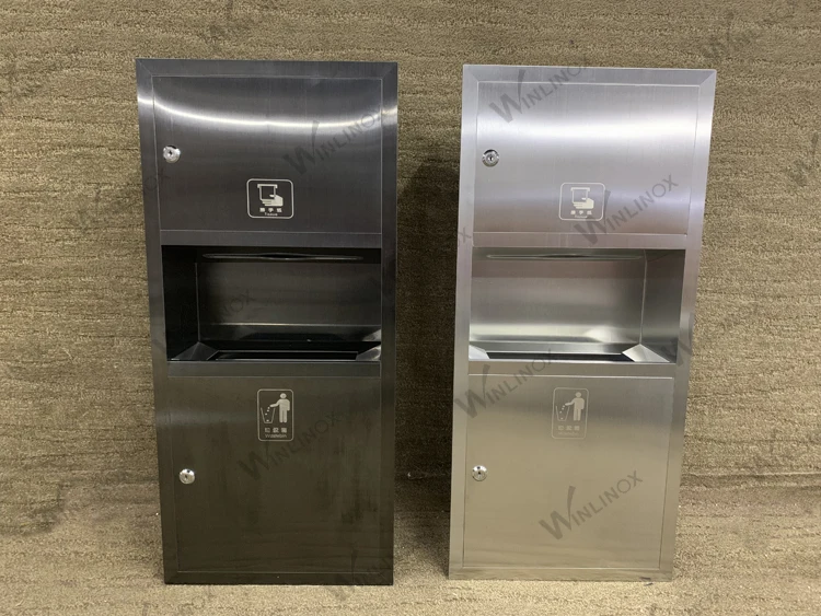 Commercial Recessed Paper Towel Dispensers Trash Can For Hotel Buy
