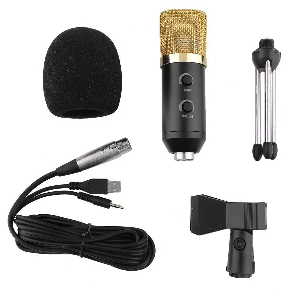 

BM700 Professional Condenser Microphone Kit Studio Sound Condenser usb Recording Mic With Tripod