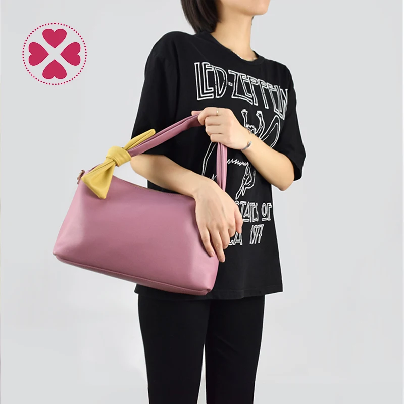 

New csutomized fashion leather handbags weekend handbag luxury women shoulder bag