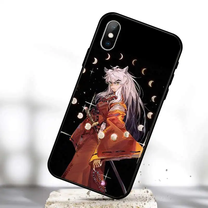 

The Inuyasha phone cover packaging for i phone 6 s phone case cover, Black