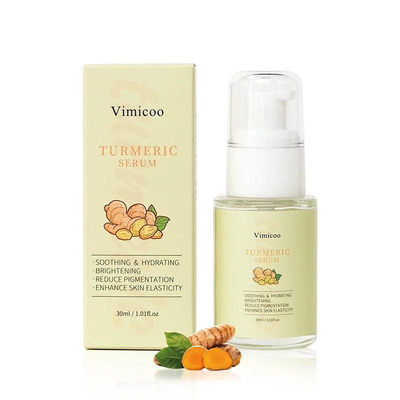 

Korean Beauty Private Label Organic Herbal Skincare Brightening Soothing Tumeric Facial Essence Vitamin C Turmeric Face Serum