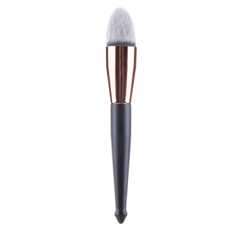 

Custom Black Cosmetic Product Single Face Makeup Brush