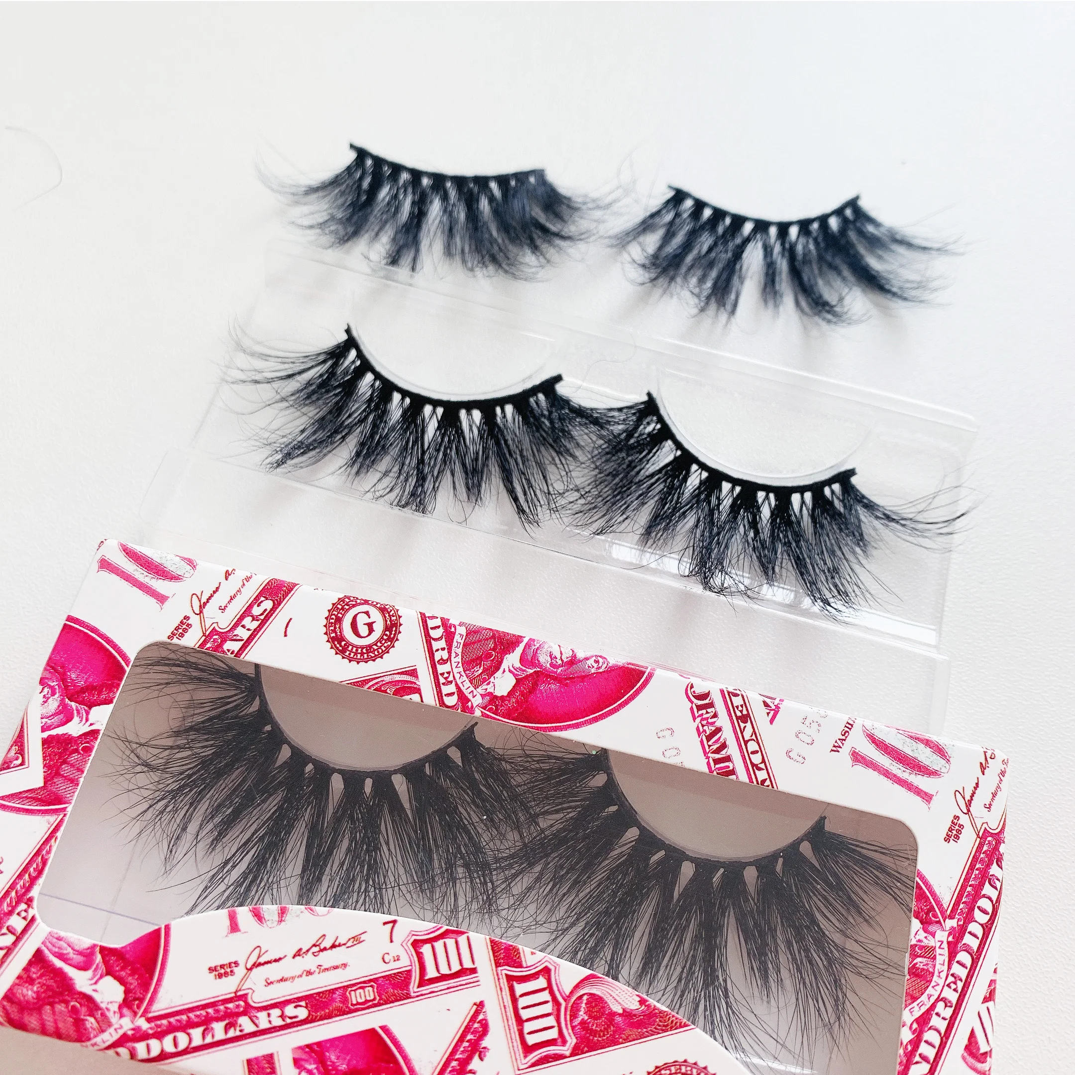 

Strip lashes cases private label eyelash vendor customized boxes new york fair and lovely18mm faux mink eyelashes, Black color