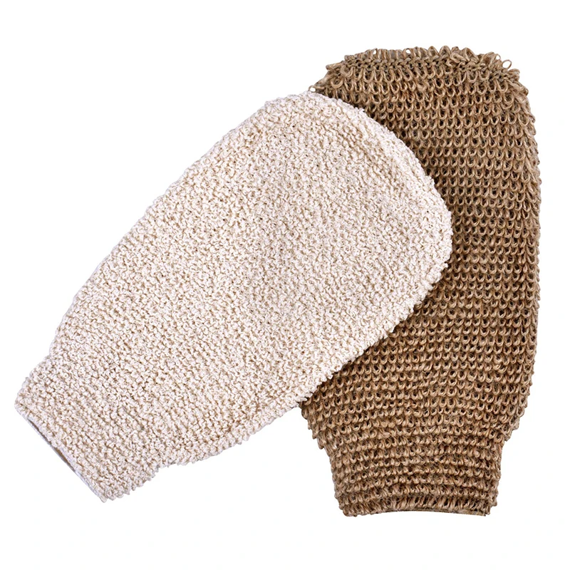 

Body Cleaning Exfoliation Bath Shower Gloves Exfoliating Gloves Natural Fiber Beauty Shower Body Gloves