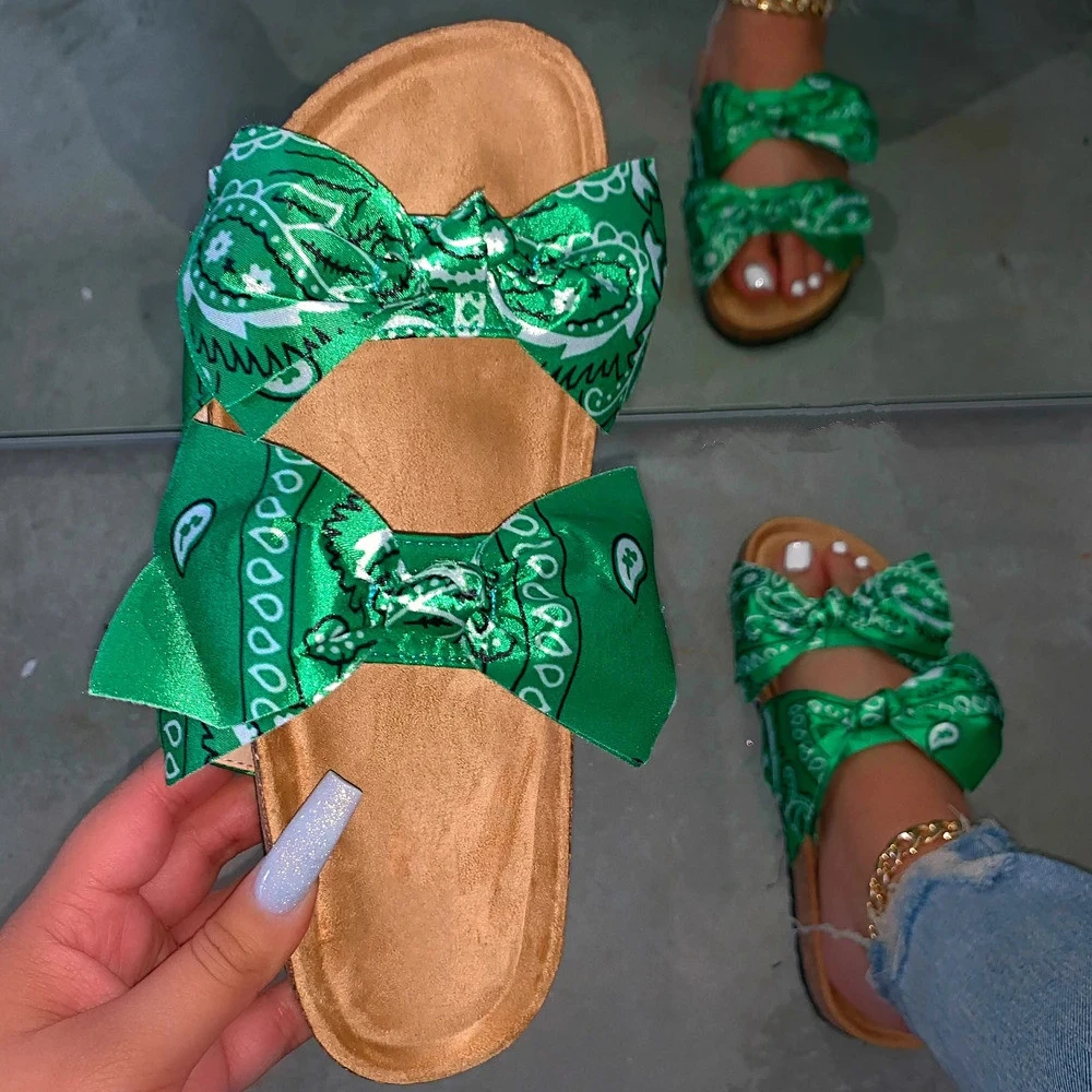 

2020 New Trendy EVA Ladies Sandals Rubber Sole Flat Casual Women Sandals Butterfly Customized Slide-on Sandals, Customized color