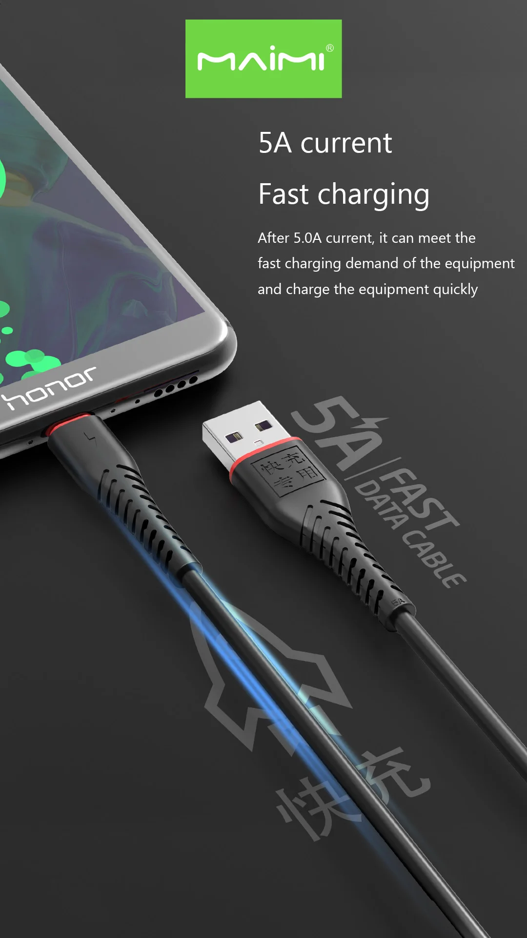 New Coming Original 5a Braided Mobile Phone Micro Charger Usb Cable - ANKUX.COM