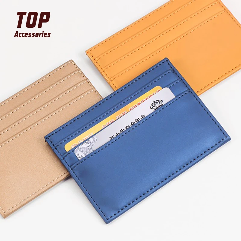 

High Quality Custom Logo Pu Leather Wallet ID Card Holders