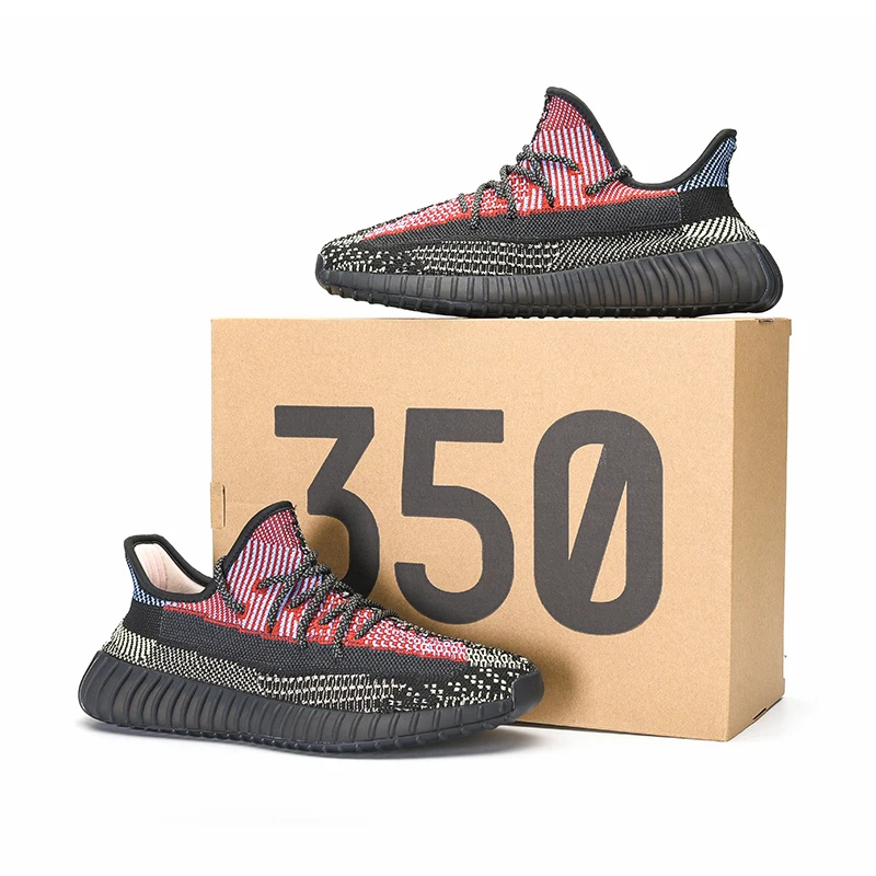 

Wholesale original yezzy fitness walking High Quality yeezy 350 v2 canvas trendy shoes shoe for men