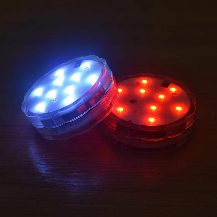 10 leds multi-Color Light Submersible Led light Base for diwali decoration