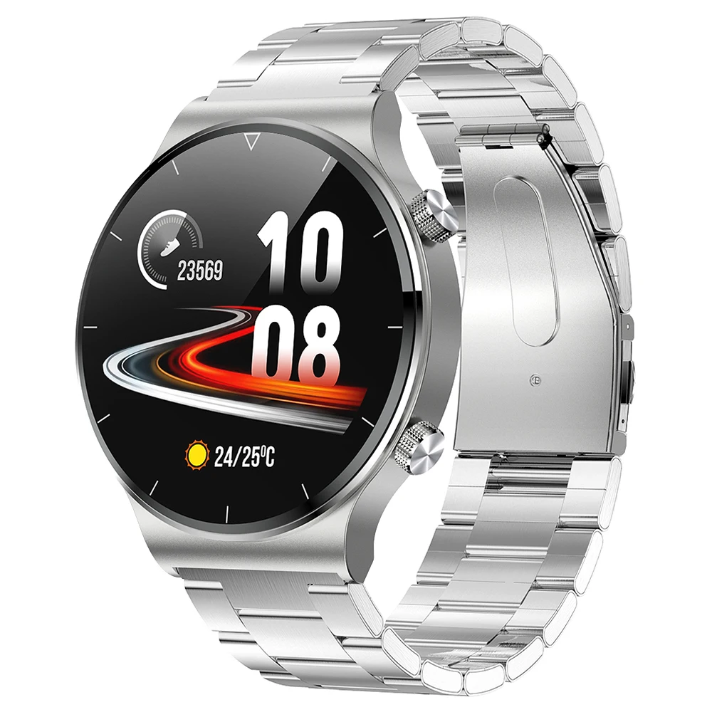 

2022 1.3 Inch Full Touch Screen Waterproof Ip68 Heart Rate Sleep Monitor Android Io Sport Smart Watch For Men