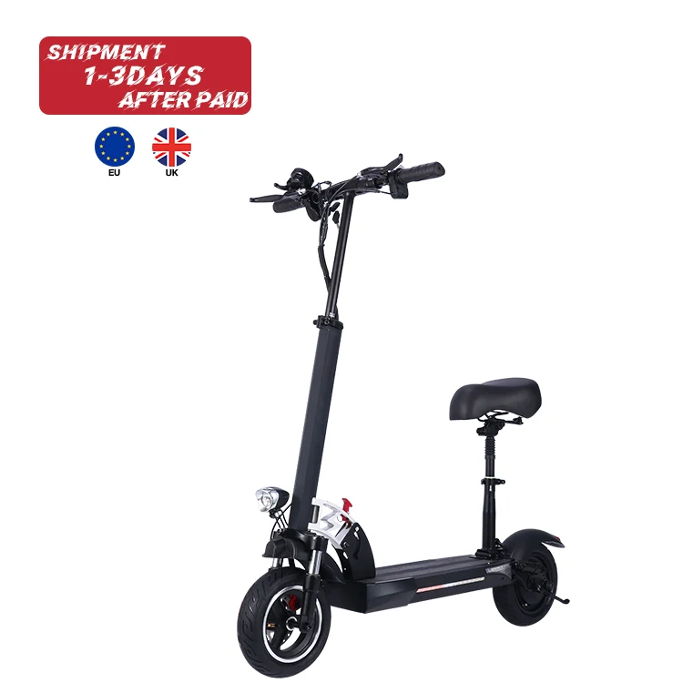 

HEZZO EU warehouse free shipping powerful adult escooter with seat 48V13AH 800W 1000w folding flj electric scooter australia, Black