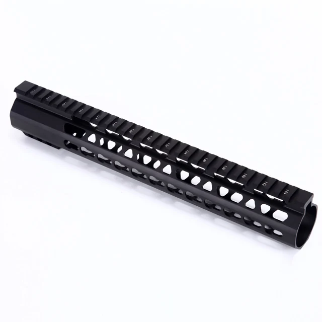 
12' GD051 Quad Rails Handgaurd Alloy Aluminum T6061 for AR15 