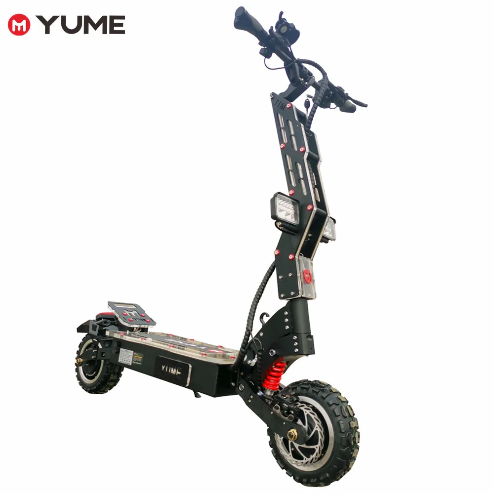 

YUME M11 11 inch Dual Motor60/72v 7000W e scooter 2 wheels Foldable Best Electric Scooter for Adults