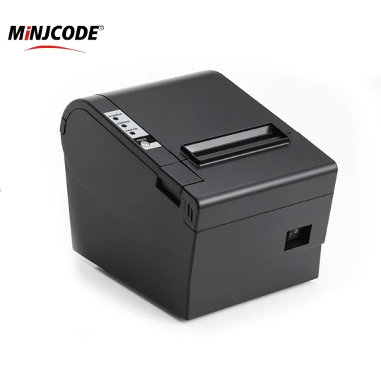 

MJ8330 80mm USB/LAN/WiFi/RS232/Blue tooth Price Ticket Barcode Printer Thermal POS Receipt Printer 80, Black